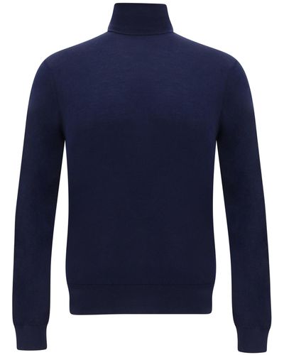 Cruciani Turtleneck Sweater - Blue
