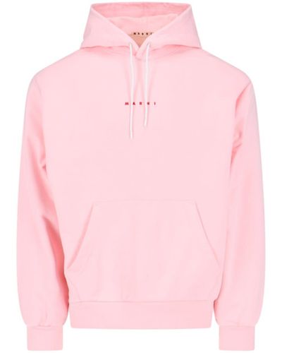 Marni Logo Hoodie - Pink