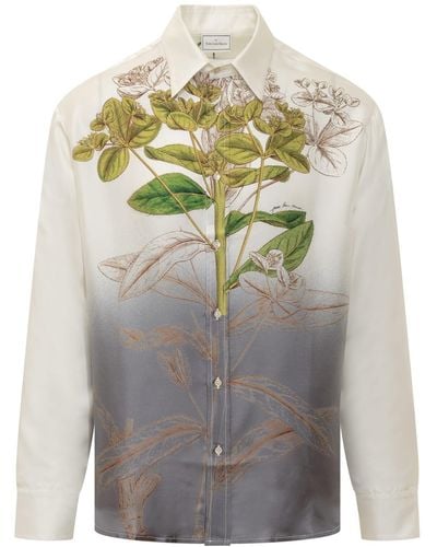 Pierre Louis Mascia Silk Shirt - Gray