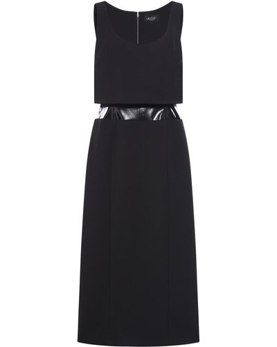 Del Core Corset Waist Pencil Dress - Black