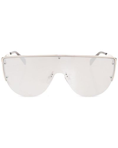 Alexander McQueen Skull Detailed Sunglasses - Metallic