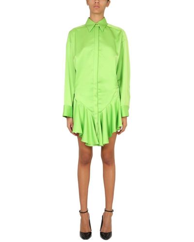 The Attico Mini Dress ''candice'' - Green