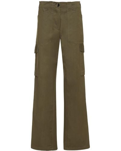 Rabanne Cotton Cargo-trousers - Green