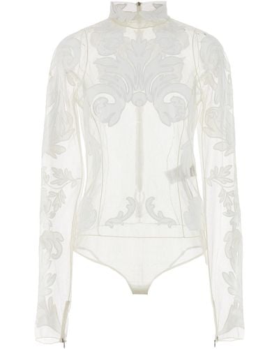 Stella McCartney Embroidery Bodysuit - White
