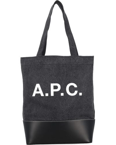 A.P.C. Axel Tote Bag - Black