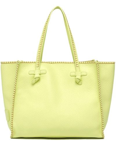 Gianni Chiarini Soft Leather Shopping Bag - Yellow