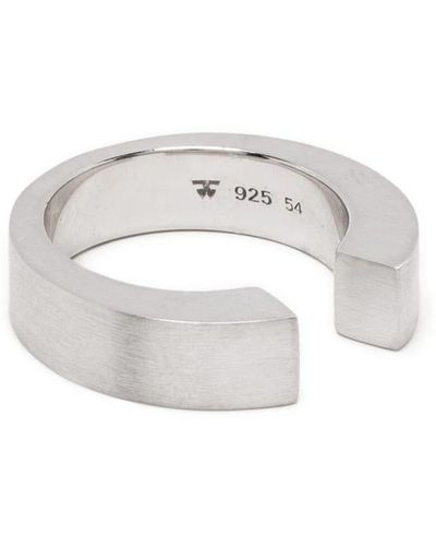 Tom Wood Gate Ring - White