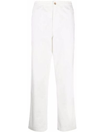 Polo Ralph Lauren Embroidered-logo Pants - White