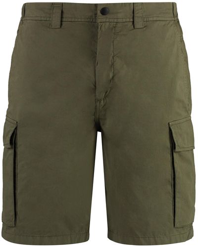 Woolrich Cotton Bermuda Shorts - Green