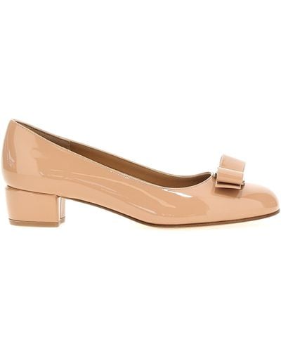 Ferragamo 'Vara' Court Shoes - Brown