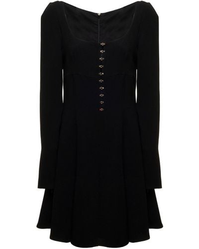 Blumarine Viscose Corset Dress Woman - Black