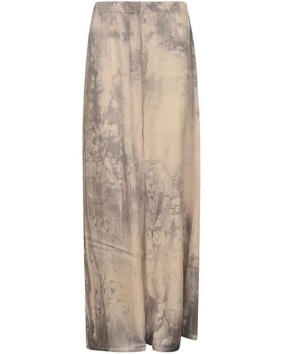 Avant Toi Long Oversized Trousers - Natural