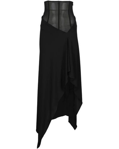 ALESSANDRO VIGILANTE Midi Skirt - Black