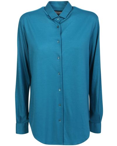 Xacus Elegant Azure Shirt - Blue