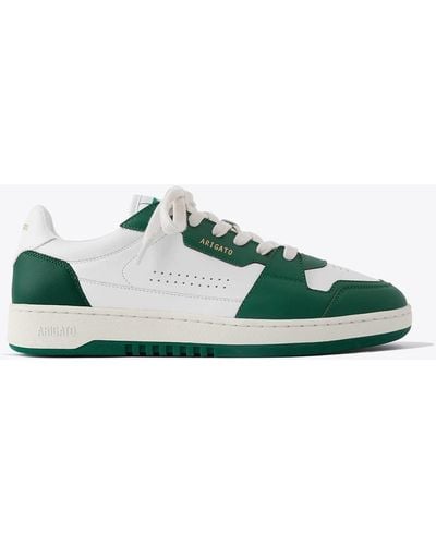 Axel Arigato Dice Lo Green And White Leather Low Sneaker - Dice Lo