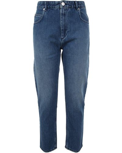 Isabel Marant Nea Cropped Jeans Clothing - Blue