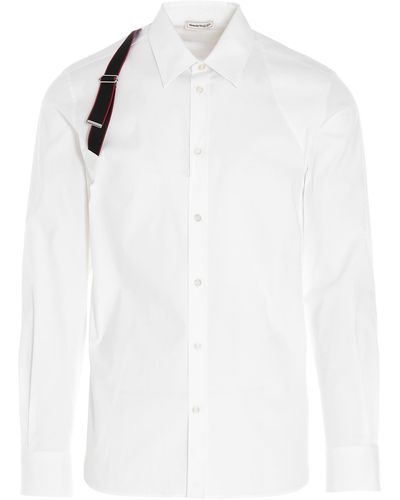 Alexander McQueen Harness Detail Shirt - White