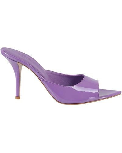 Gia Borghini Pointed Toe Mule - Purple