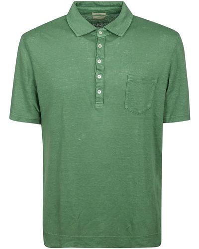 Massimo Alba Polo Shirt With Pocket - Green