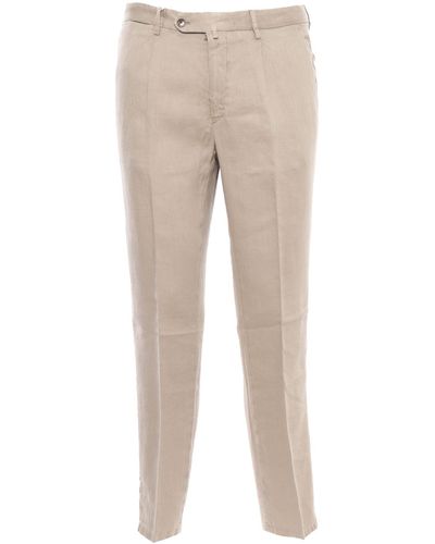 Briglia 1949 Elegant Beige Trousers - Natural