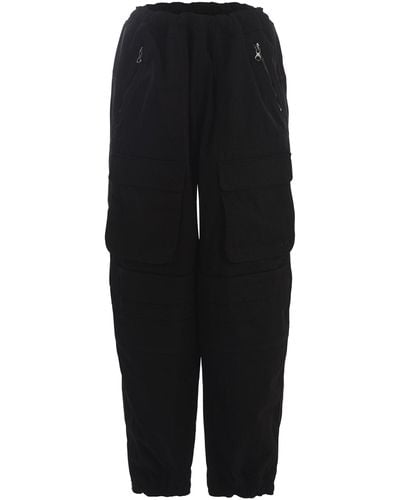 DIESEL Trousers P-Mirt Made Of Nylon - Black