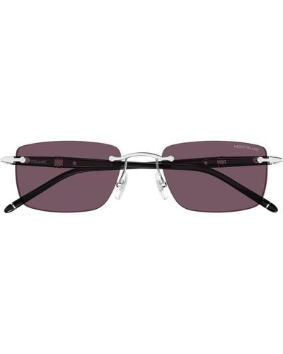 Montblanc Mb0344S Linea Meisterstück Sunglasses - Purple