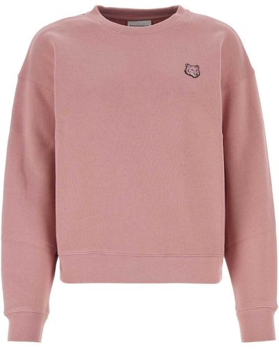 Maison Kitsuné Dark Cotton Sweatshirt - Pink