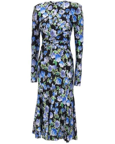 Philosophy Di Lorenzo Serafini Flower Dress - Blue