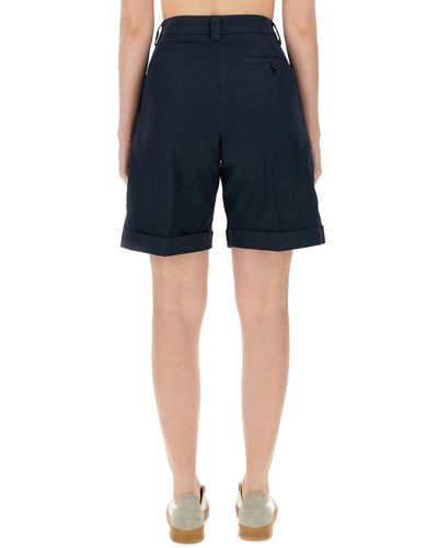 Aspesi Cotton Shorts - Blue