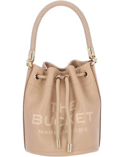 Marc Jacobs "the Leather Bucket" Bucket Bag - White