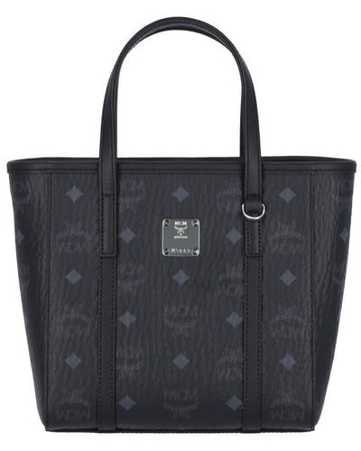 MCM Toni Top-Zip Mini Handbag - Black