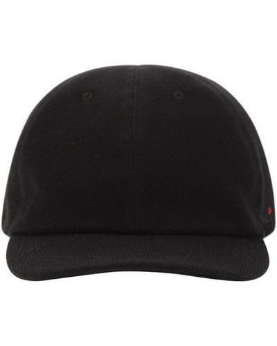 Kiton Cotton Baseball Cap - Black