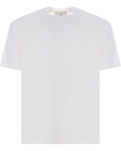 FILIPPO DE LAURENTIIS T-Shirt Filippo De Laurentis Made Of Cotton - White