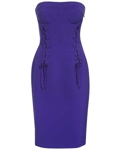 Moschino Corset Dress - Purple