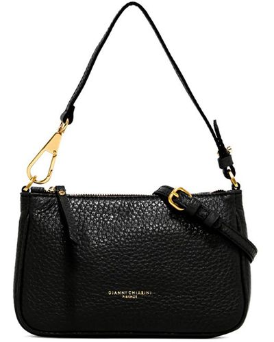 Gianni Chiarini Brooke Leather Clutch Bag - Black