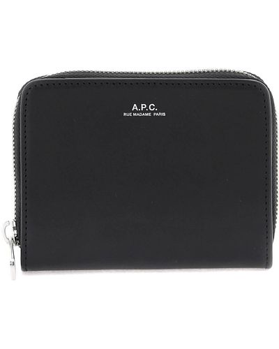 A.P.C. Emmanuelle Wallet - Black