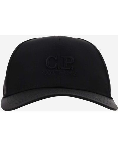 C.P. Company Nylonlenshatwithlogo - Black