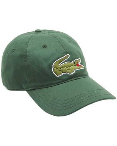 Lacoste Logo-embroidered Curved Peak Baseball Cap - Green
