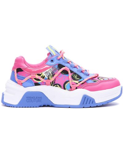 Versace Stargaze Sketch Couture Trainers - Blue