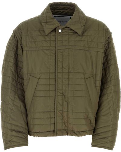 WOOYOUNGMI Army Polyester Padded Jacket - Green
