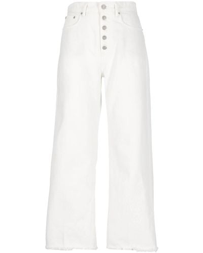 Ralph Lauren Wide Leg Jeans - White