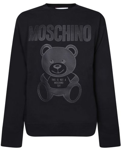 Moschino Logo Bear Sweatshirt - Black