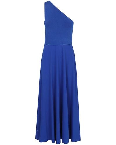 Polo Ralph Lauren Sl Eline Dr-Sleeveless-Cocktail Dress - Blue