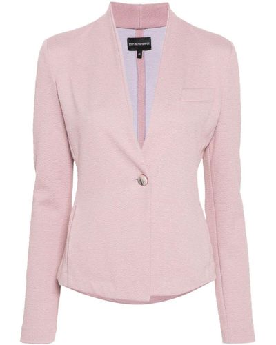 Emporio Armani One Button Jacket - Pink