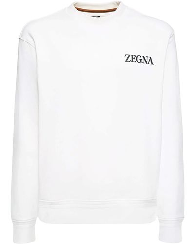 Zegna #Usetheexisting Sweatshirt - White