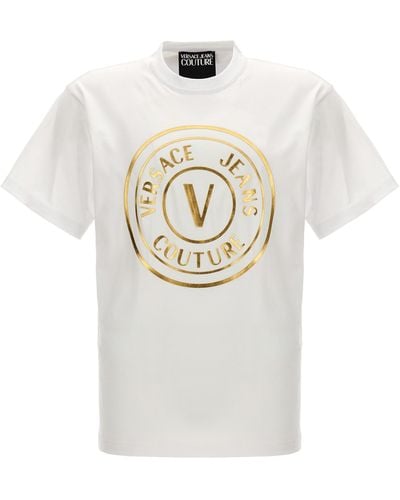 Versace Couture Logo T Shirt - White