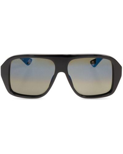 Gucci Navigator Frame Sunglasses - Multicolour