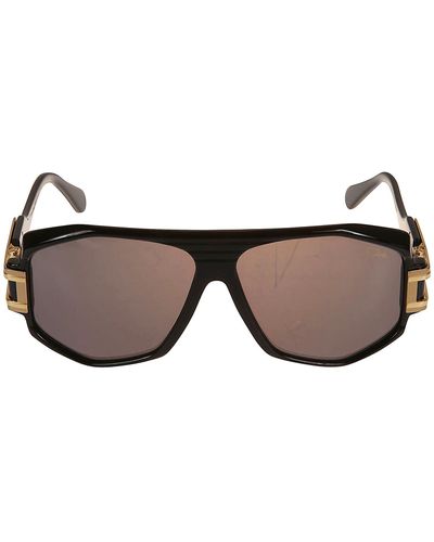 Cazal Hexagon Frame Sunglasses - Brown