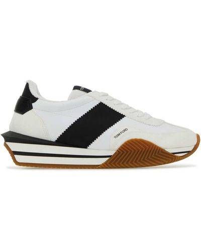Tom Ford Fabric Trainers - White