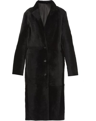 DROMe Shearling Coat - Black
